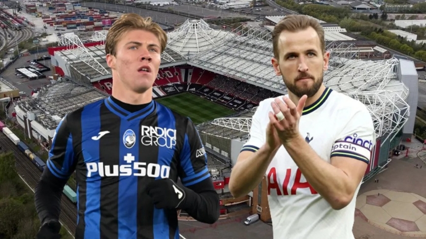 MU muốn chiêu mộ cùng lúc Harry Kane và Rasmus Hojlund (ảnh: Star)