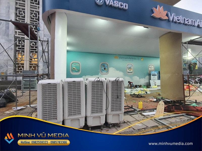 Dịch vụ thuê quạt điều hoà hơi nước giá rẻ, đa dạng Quạt điều hoà hơi nước cỡ lớn phục vụ không gian sự kiện ngoài trời.