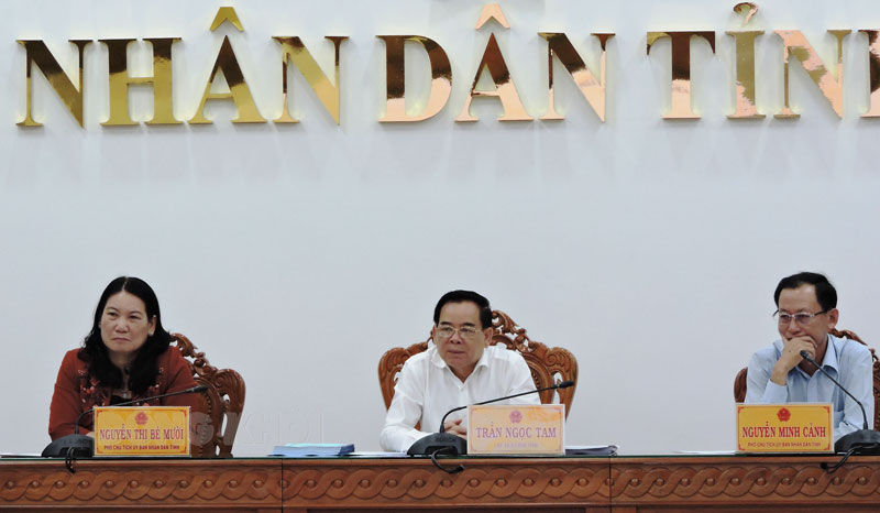 Họp Ban Chỉ đạo các Chương trình mục tiêu quốc gia tỉnh Chủ trì cuộc họp.