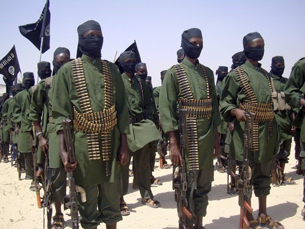 Mỹ hỗ trợ Somalia tiêu diệt 3 phần tử khủng bố Al-Shabaab Tổ chức khủng bố Al-Shabaab. (Nguồn: African Leadership Magazine)