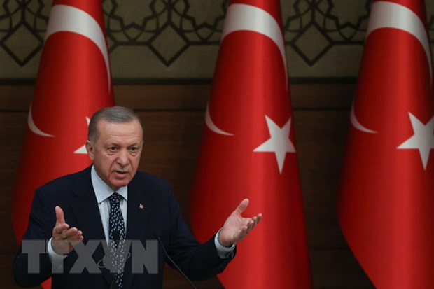 Tổng thống Thổ Nhĩ Kỳ Recep Tayyip Erdogan. Ảnh: AFP/TTXVN