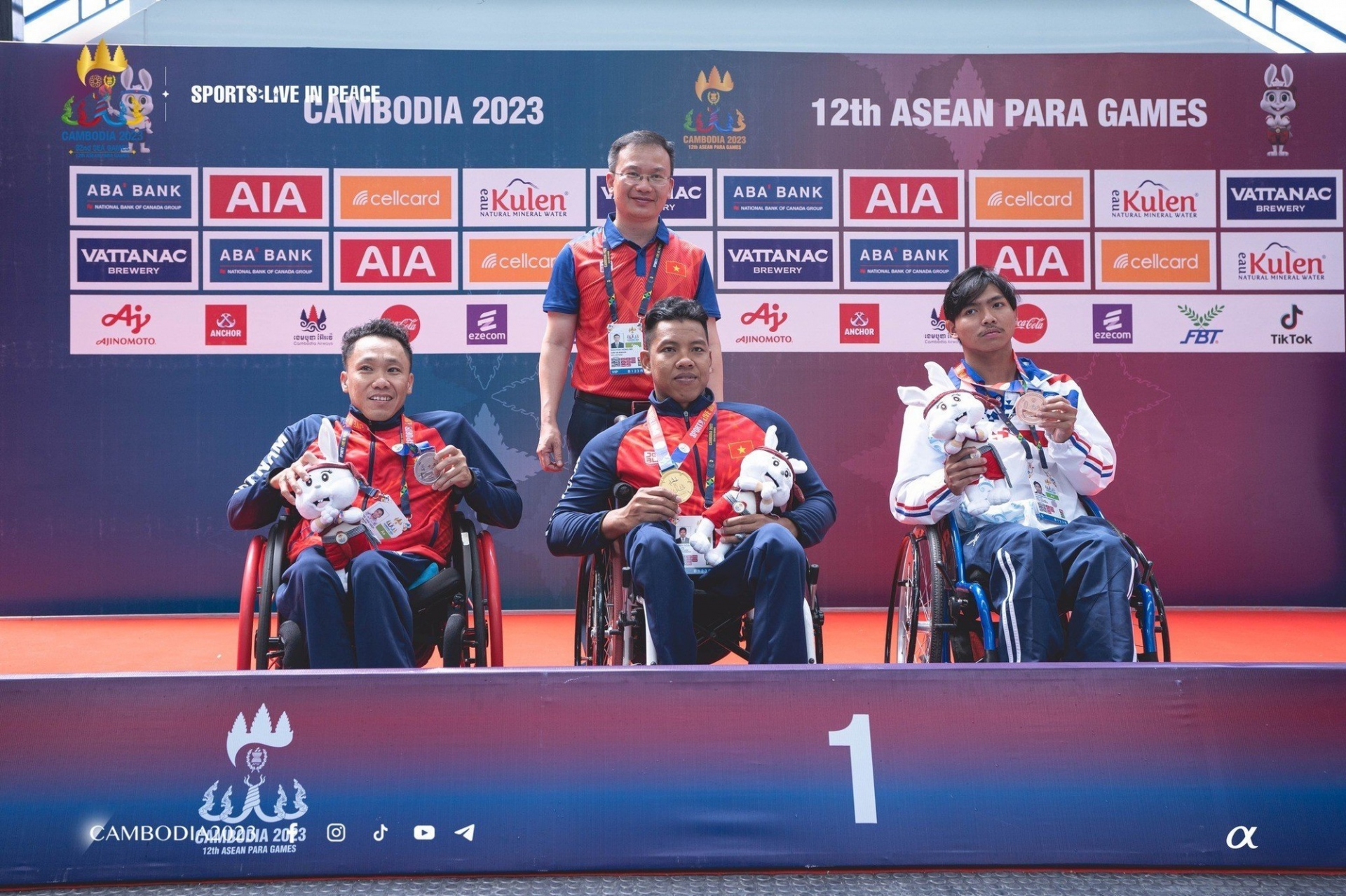 Kình ngư Danh Hòa thi đấu ấn tượng tại ASEAN Para Games 12 (Ảnh: Cambodia 2023)