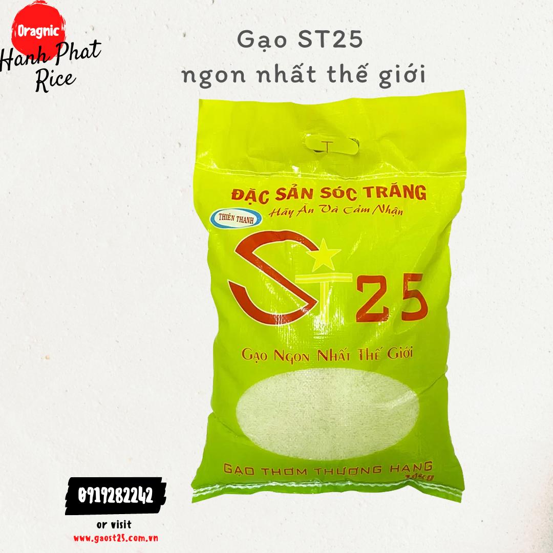 Chương trình tri ân hấp dẫn dành cho khách hàng khi mua gạo ST25 tại Hạnh Phát Organic Rice Gạo ST25 bao 10kg đặc sản Sóc Trăng được phân phối bởi Hạnh Phát Organic Rice.