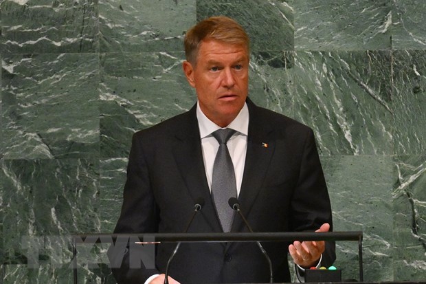 Tổng thống Romania Klaus Iohannis. (Ảnh: AFP/TTXVN)