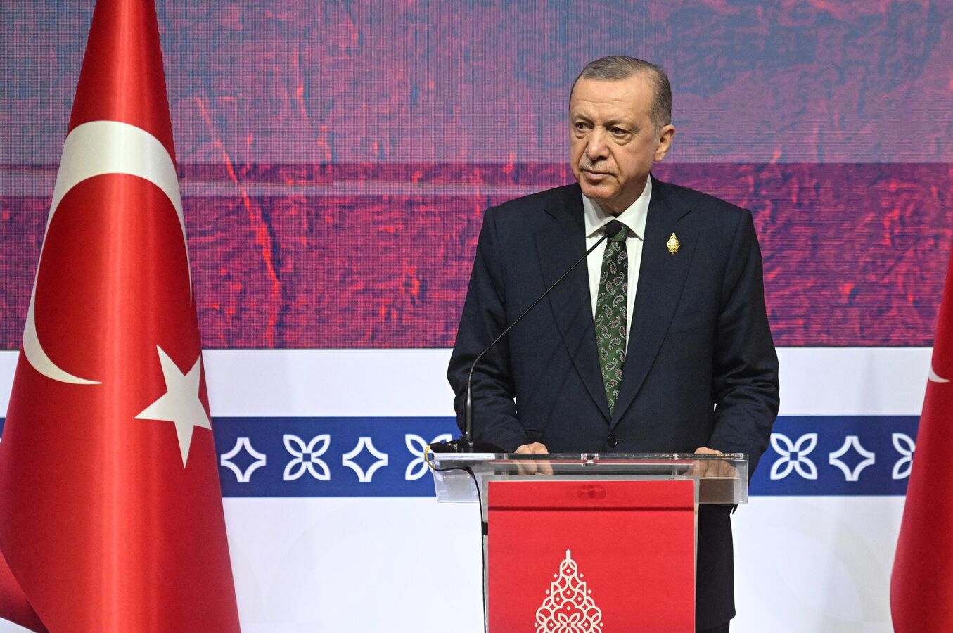 Tổng thống Recep Tayyip Erdogan trong hội nghị thượng đỉnh G20 tại Bali. Ảnh: Sputnik