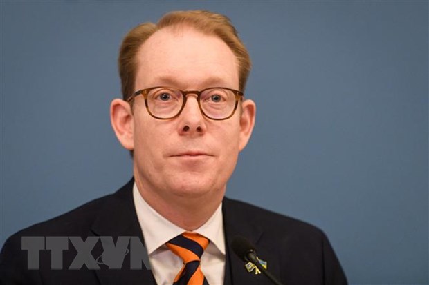 Ngoại trưởng Thụy Điển Tobias Billstrom. (Ảnh: AFP/TTXVN)