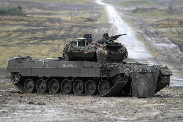 Xe tăng Leopard 1. Ảnh: AP