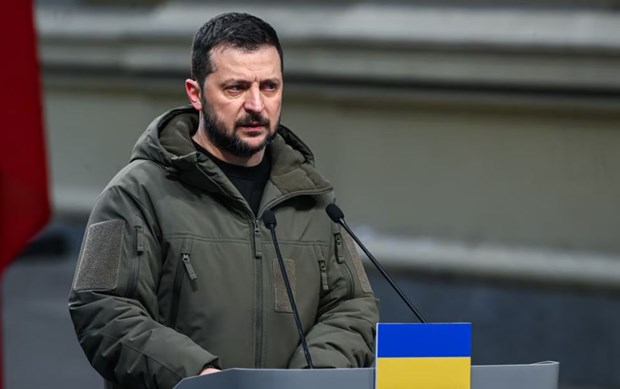 Tổng thống Ukraine Volodymyr Zelensky. (Nguồn: Getty Images)