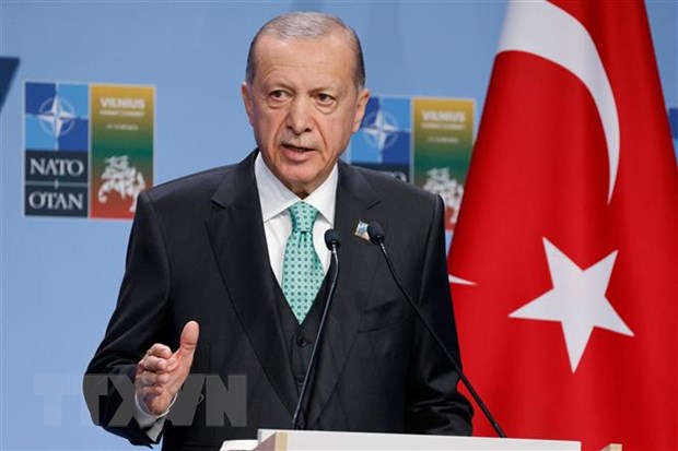 Tổng thống Thổ Nhĩ Kỳ Recep Tayyip Erdogan. (Ảnh: AFP/TTXVN)