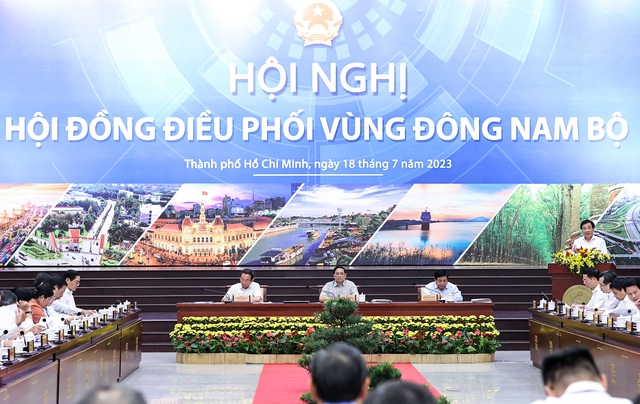 Hội đồng điều phối vùng thực hiện chức năng giúp Thủ tướng Chính phủ nghiên cứu, chỉ đạo, điều phối, giải quyết những công việc quan trọng, liên ngành về liên kết vùng, phát triển bền vững vùng Đông Nam Bộ - Ảnh: VGP/Nhật Bắc