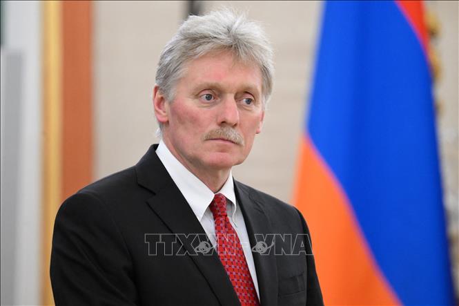 Người phát ngôn điện Kremlin, Dmitry Peskov phát biểu tại Moskva, Nga. Ảnh: AFP/TTXVN