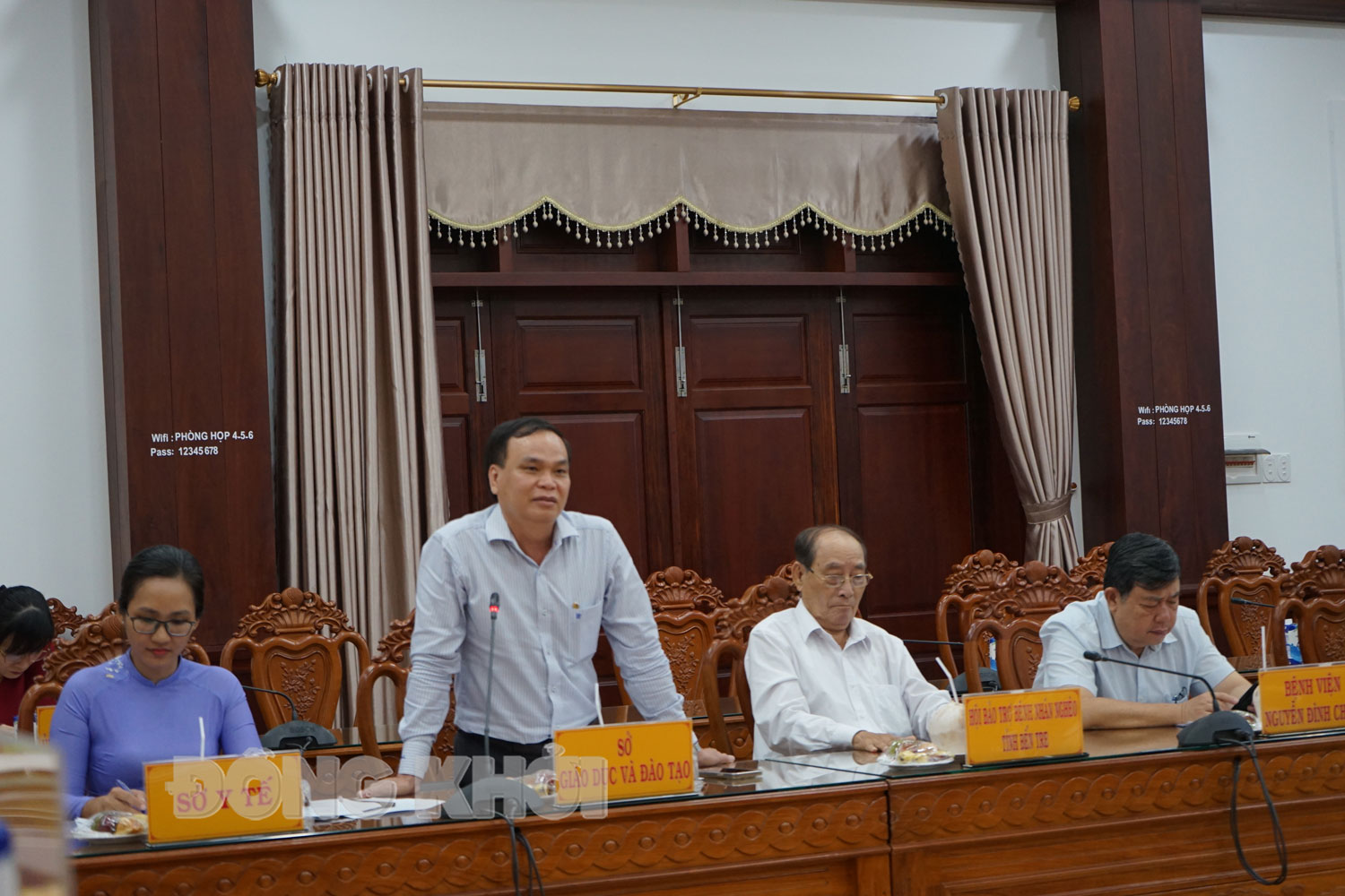 Hội Trợ giúp trẻ em Việt Nam - Nhật Bản làm việc tại tỉnh