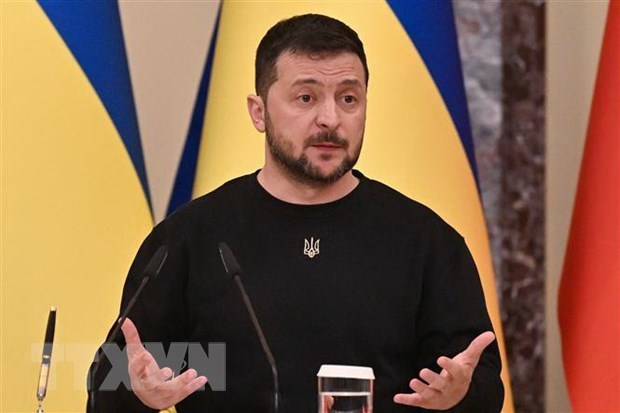 Tổng thống Ukraine Volodymyr Zelensky. Nguồn: AFP/TTXVN