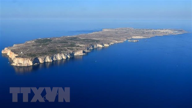 Đảo Lampedusa của Italy, điểm đến của những người di cư trong những năm gần đây. (Ảnh: AFP/TTXVN)