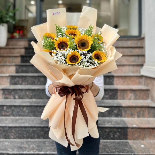 Hoa sinh nhật hướng dương.