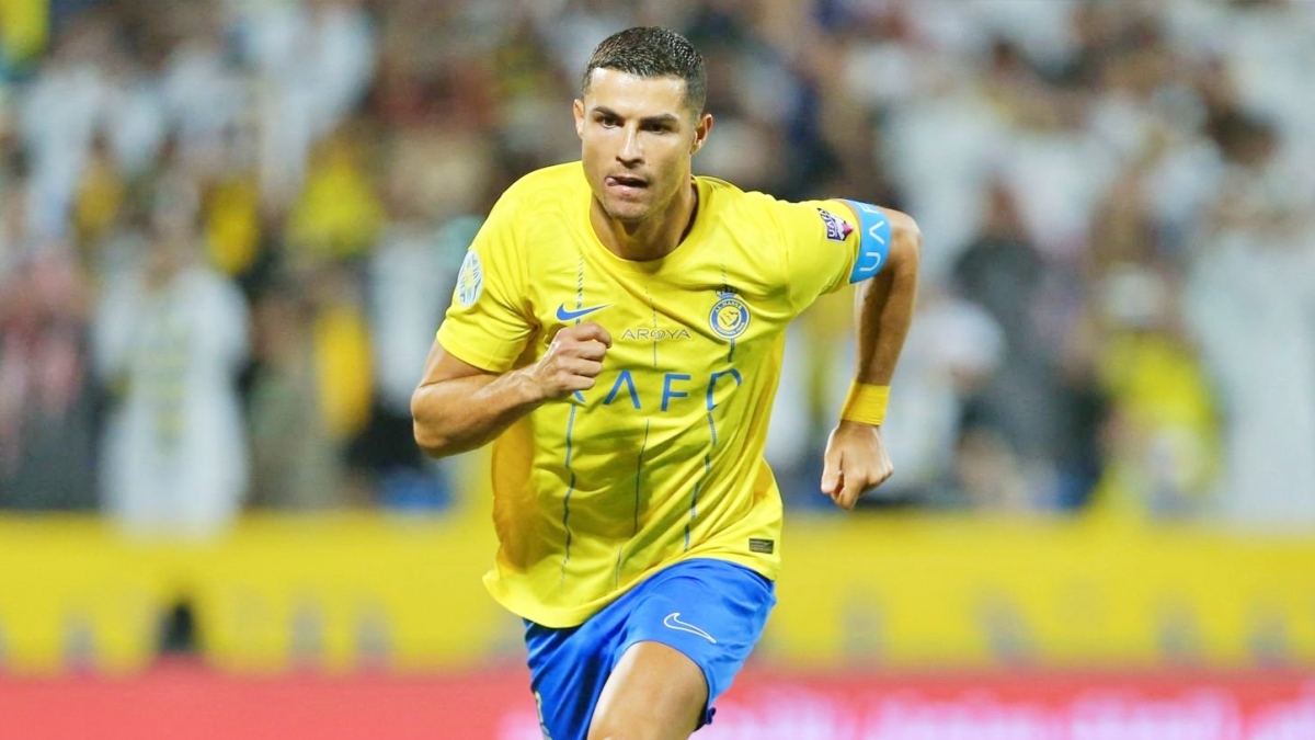 Ronaldo ghi bàn thắng duy nhất của trận đấu. Ảnh: Getty