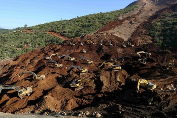Myanmar: Sập mỏ khai thác ngọc bích, hơn 30 người mất tích Vùng khai thác mỏ Hpakant. (Nguồn: Reuters)