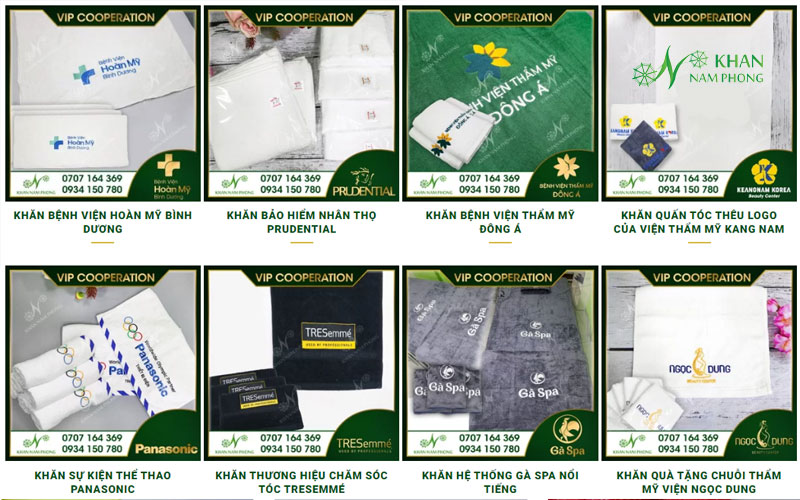 Khăn lau xe thương hiệu Nam Phong chất lượng từ sản phẩm đến dịch vụ