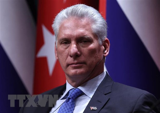 Chủ tịch Cuba Miguel Diaz-Canel. (Ảnh: AFP/TTXVN)