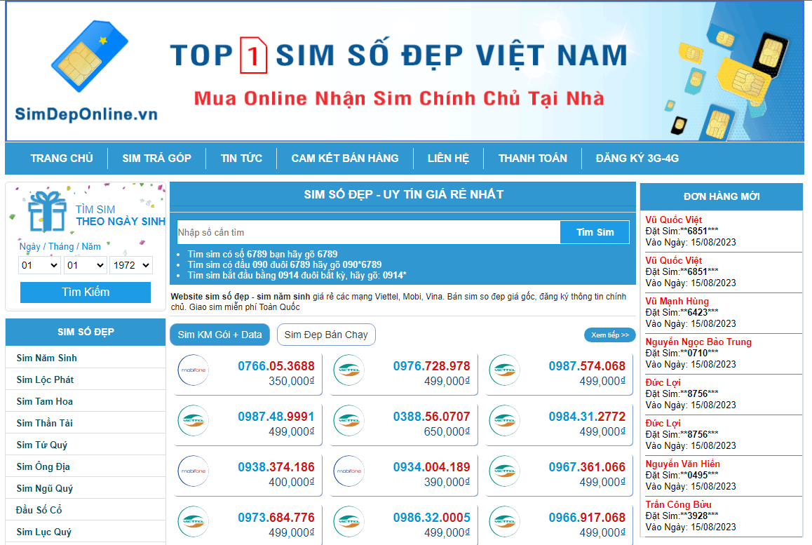 Lý do Sim Tam Hoa lại được ưa chuộng hiện nay