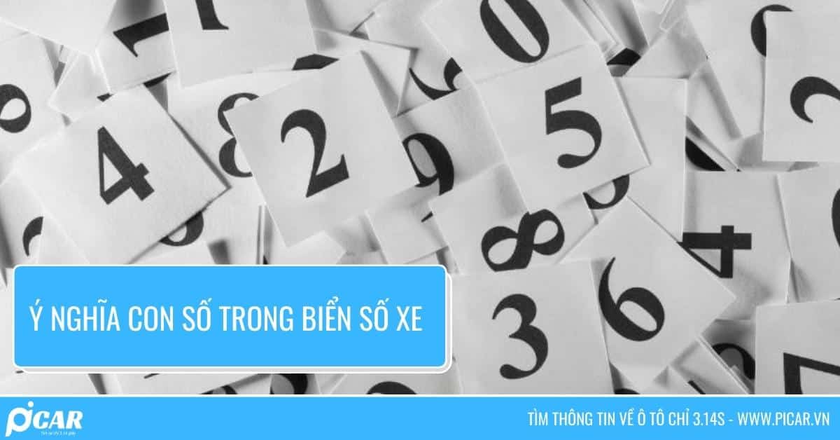Dịch biển số xe qua ý nghĩa của từng con số