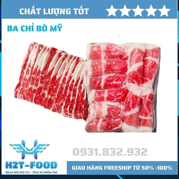 Thịt bò nhập khẩu chính ngạch, uy tín tại H2T FOOD