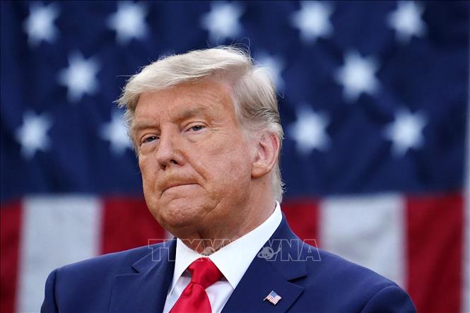 Ông Donald Trump lúc đương nhiệm Tổng thống Mỹ. Ảnh tư liệu: AFP/TTXVN