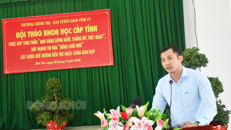 Tiến sĩ Đỗ Cao Phúc - Giảng viên Khoa sư phạm Khoa học xã hội - Trường Đại học Sài Gòn nhận định.