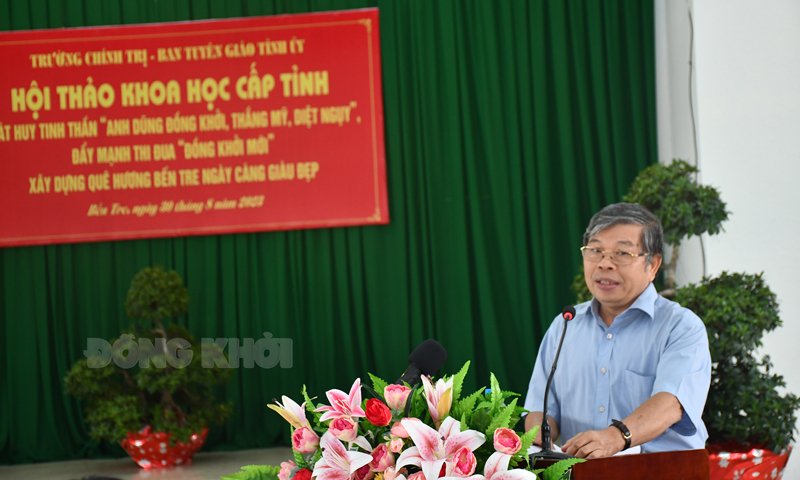 PGS.TS Hà Minh Hồng - Nguyên Trưởng khoa lịch sử, Trường Đại học Khoa học Xã hội và Nhân văn - Đại học Quốc gia TP. Hồ Chí Minh.