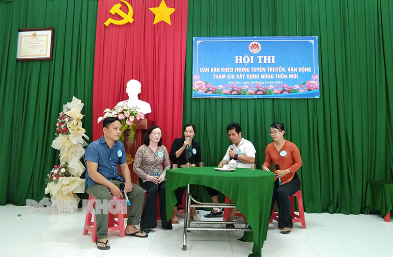 Phần thi tiểu phẩm tại hội thi.