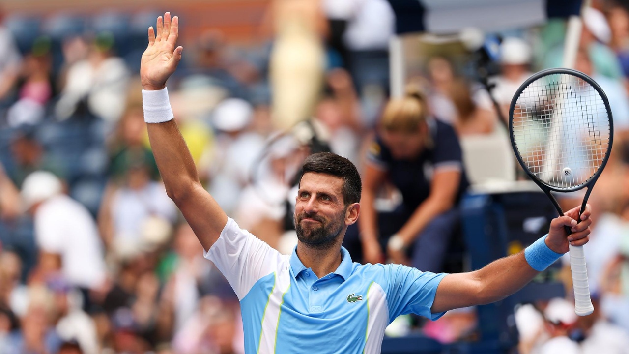 Nole thẳng tiến trên hành trình chinh phục danh hiệu Grand Slam thứ 24. Ảnh: US Open