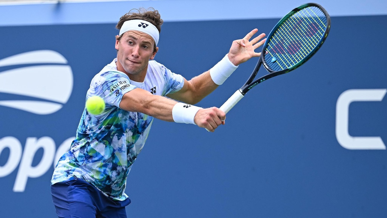 Đương kim á quân Casper Ruud dừng chân ngay tại vòng 2 giải quần vợt US Open 2023. Ảnh: US Open