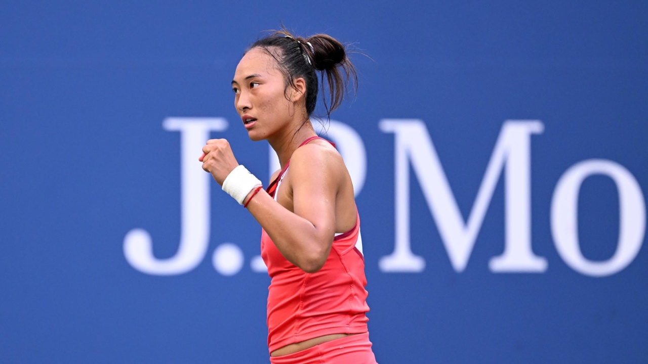 Cơn địa chấn của ngày thi đấu hôm nay gọi tên Qinwen Zheng (Ảnh: US Open)