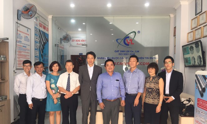 Phái đoàn cơ quan Hợp tác Quốc tế Nhật Bản (JICA) đã đến văn phòng Công ty CÁT VẠN LỢI