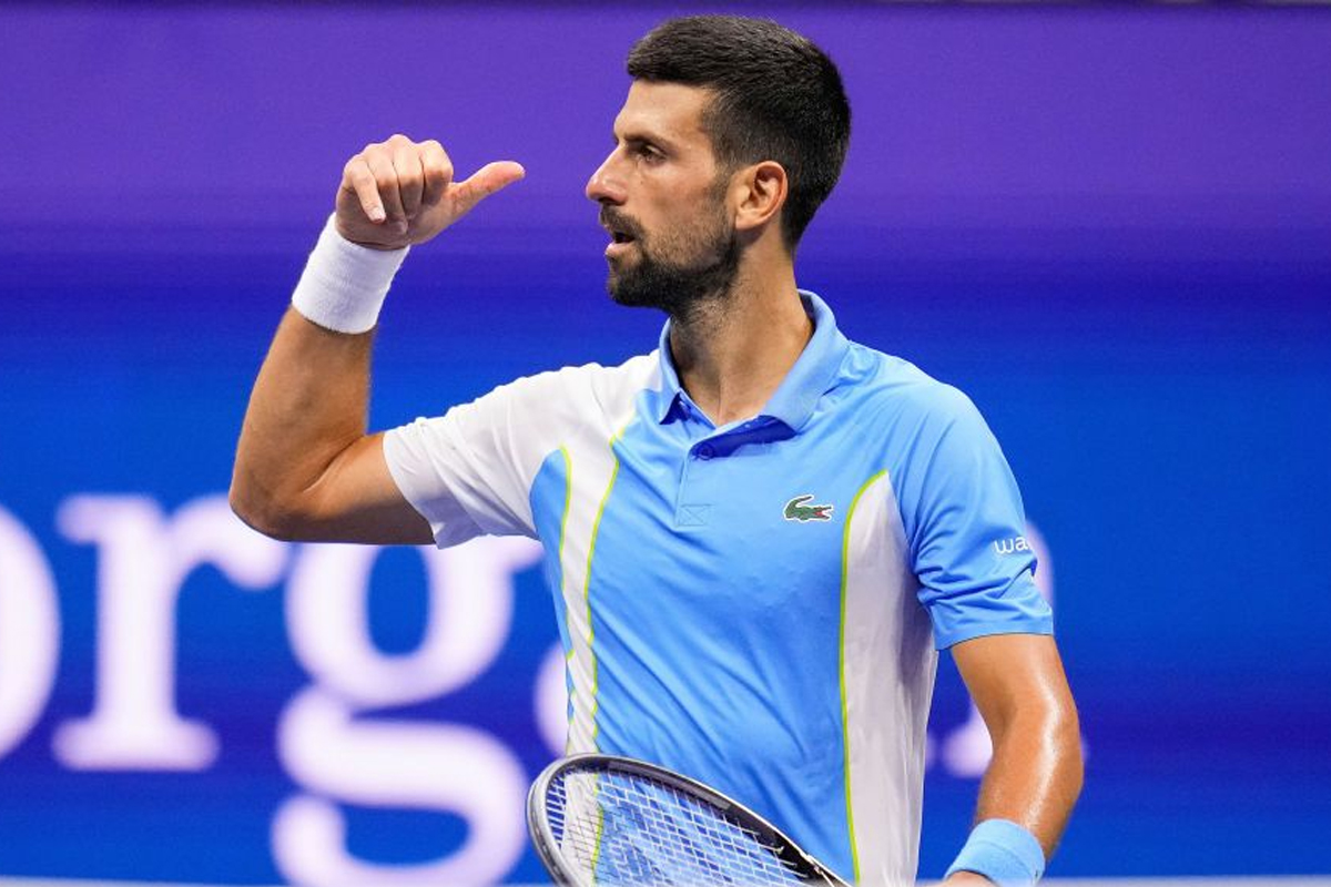 Djokovic vào chung kết US Open 2023. Ảnh: Getty