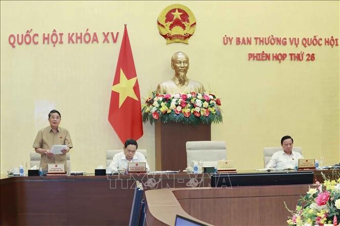 Ưu tiên giải quyết vấn đề cấp bách vùng khó khăn, đặc biệt khó khăn Phó chủ tịch Quốc hội Nguyễn Đức Hải phát biểu. Ảnh: Doãn Tấn/TTXVN