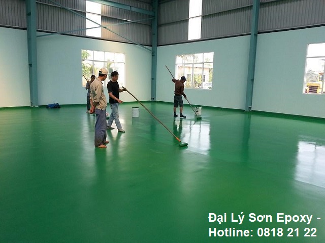 Quy trình thi công sơn epoxy nhà xưởng chi tiết từ A - Z