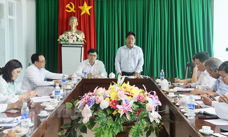 Chủ tịch Hội Nông dân tỉnh Nguyễn Văn Bàn phát biểu kết luận.