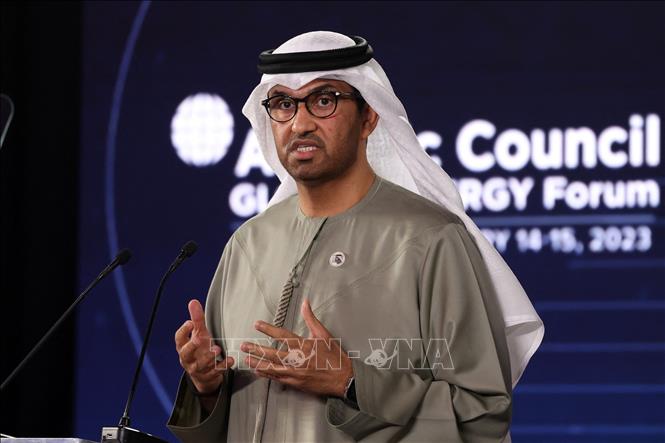 Chủ tịch COP28 Sultan Ahmed al-Jaber. Ảnh tư liệu: AFP/TTXVN