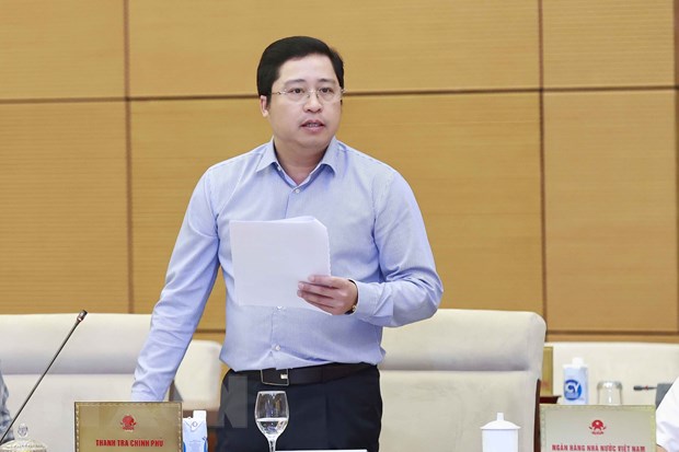 Phó Tổng Thanh tra Chính phủ Dương Quốc Huy phát biểu. (Ảnh: Doãn Tấn/TTXVN)