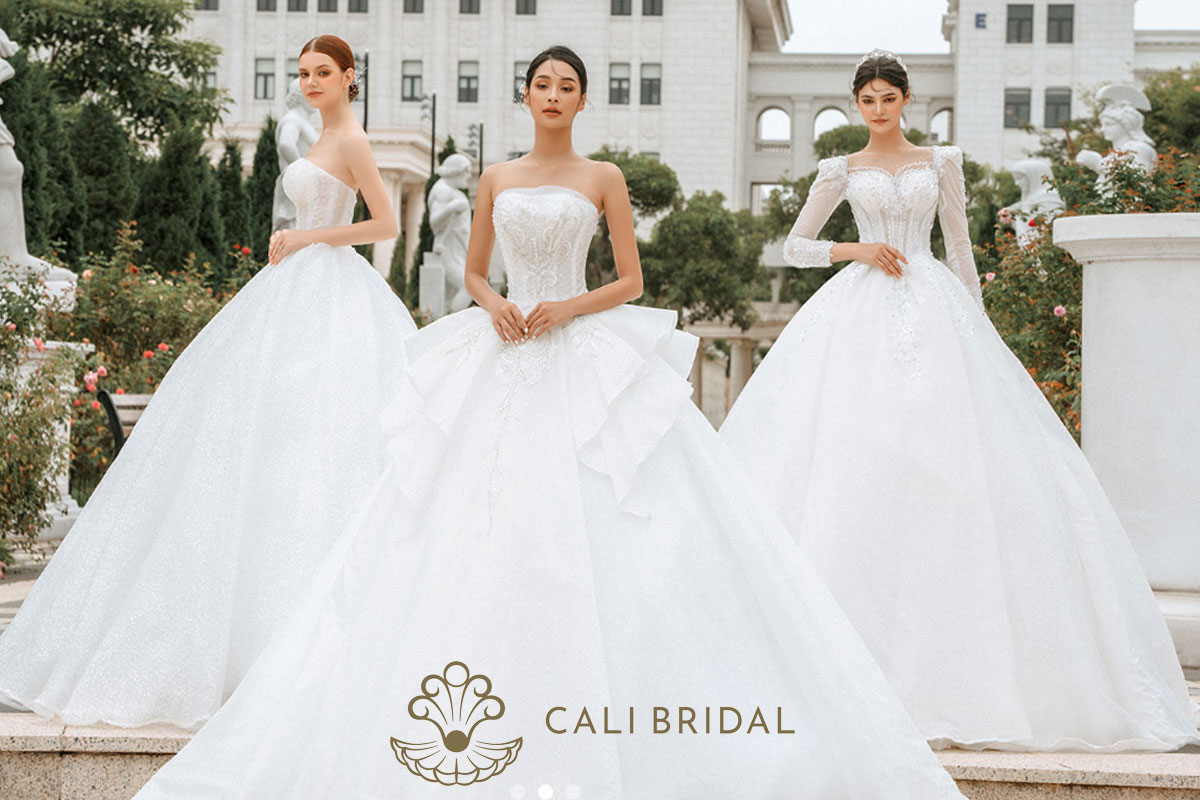 Các mẫu váy cưới đẹp mùa cưới 2023-2024 tại Cali Bridal