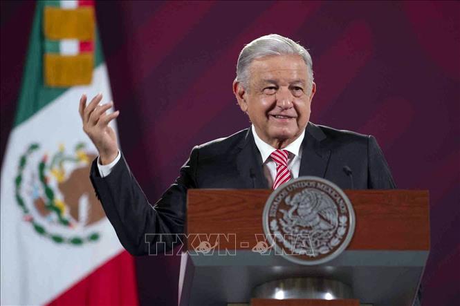 Tổng thống Mexico Andrés Manuel López Obrador. Ảnh: AFP/TTXVN