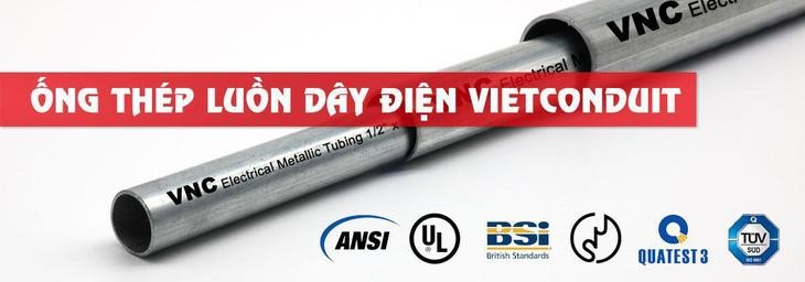 Ống thép luồn dây điện EMT - VNC đạt chuẩn UL 797
