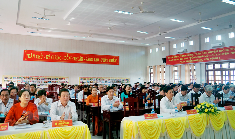 Trong các cuộc họp của huyện đều có các thông tin phản ánh tình hình dư luận xã hội của địa phương.