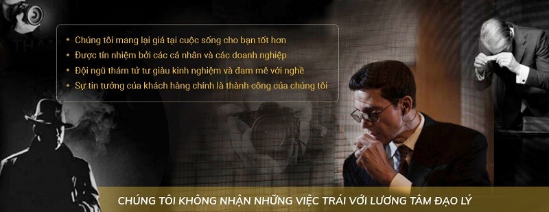 Công ty thám tử Liên Việt - Địa chỉ cung cấp dịch vụ thám tử uy tín hàng đầu Công ty thám tử Liên Việt nhận được sự tin tưởng của khách hàng