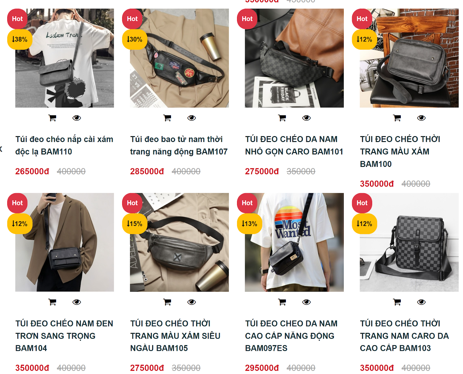 5 địa chỉ các shop bán túi đeo chéo nam đẹp TP. Hồ Chí Minh cao cấp giá rẻ nhiều bạn trẻ yêu thích