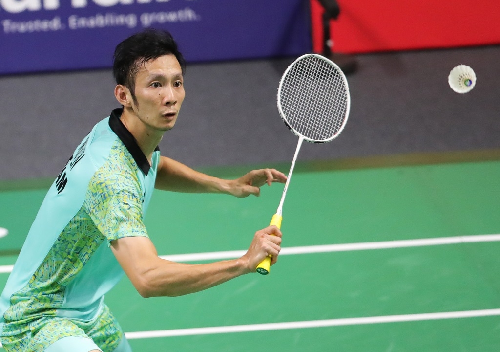 Nhẹ nhàng hạ gục đàn em, Nguyễn Tiến Minh khẳng định sức mạnh tuyệt đối ở giải quốc nội Tiến Minh vẫn quá mạnh ở tuổi 40 (Ảnh: BWF)