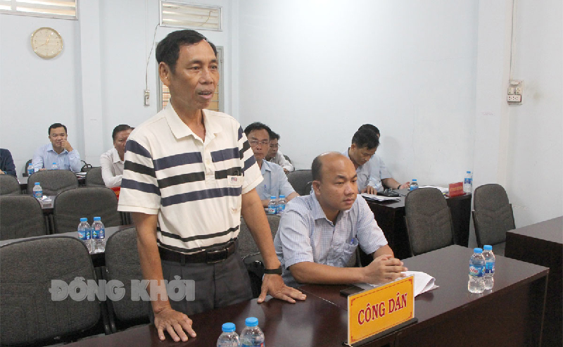 Chủ tịch UBND tỉnh Trần Ngọc Tam tiếp công dân định kỳ tháng 11-2023 Công dân có ý kiến.