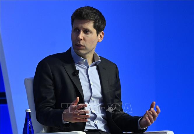 Cựu CEO OpenAI Sam Altman. Ảnh: AFP/TTXVN