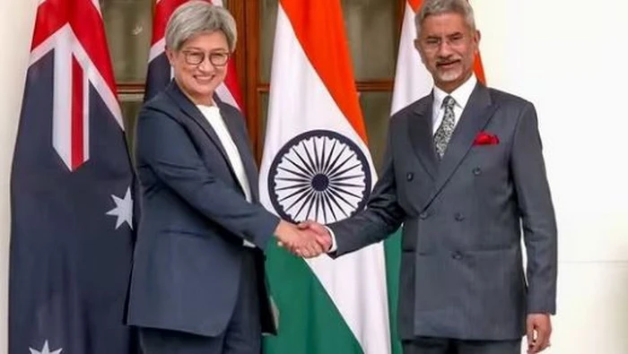 Ngoại trưởng Ấn Độ S Jaishankar và Ngoại trưởng Australia Penny Wong. (Nguồn: ANI)